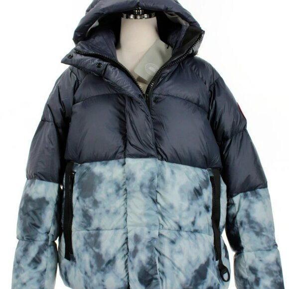Canada Goose Junction Parka Jacket Size M Navy / Haze / Light Gray - Picture 1 of 10